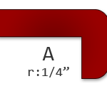 Bordure A r:1/4