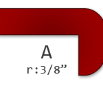 Bordure A r:3/8
